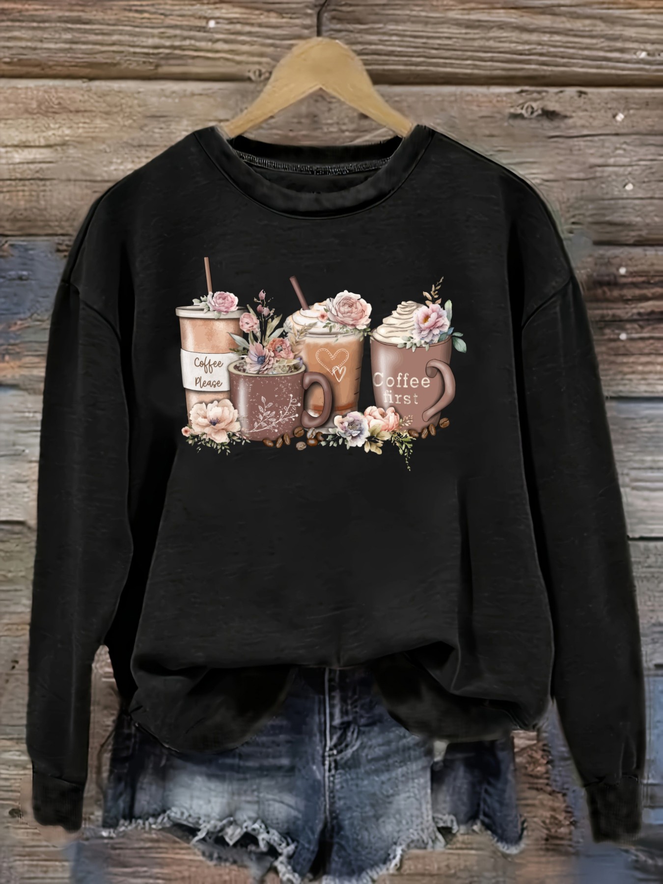 Coffee & Tea Maker Machine - Camiseta Casual de Manga Larga con