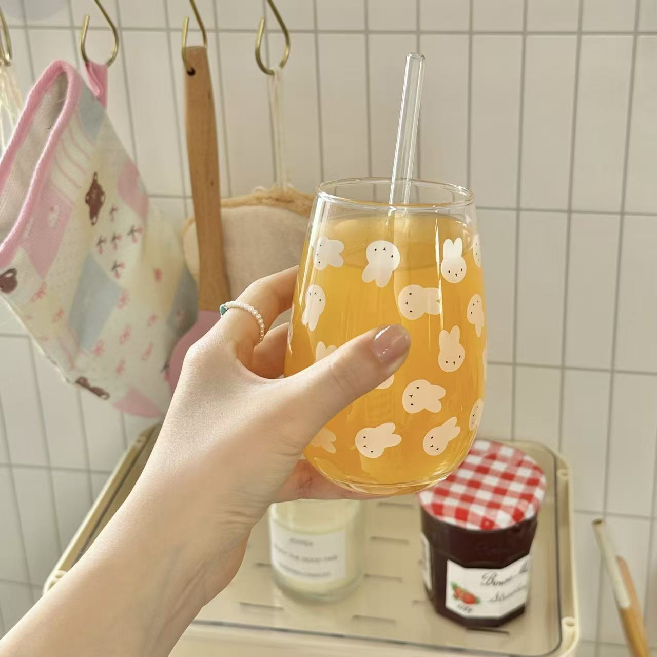 Lindo vaso de vidrio con estam - Coffee Tea Hot reseña y precio
