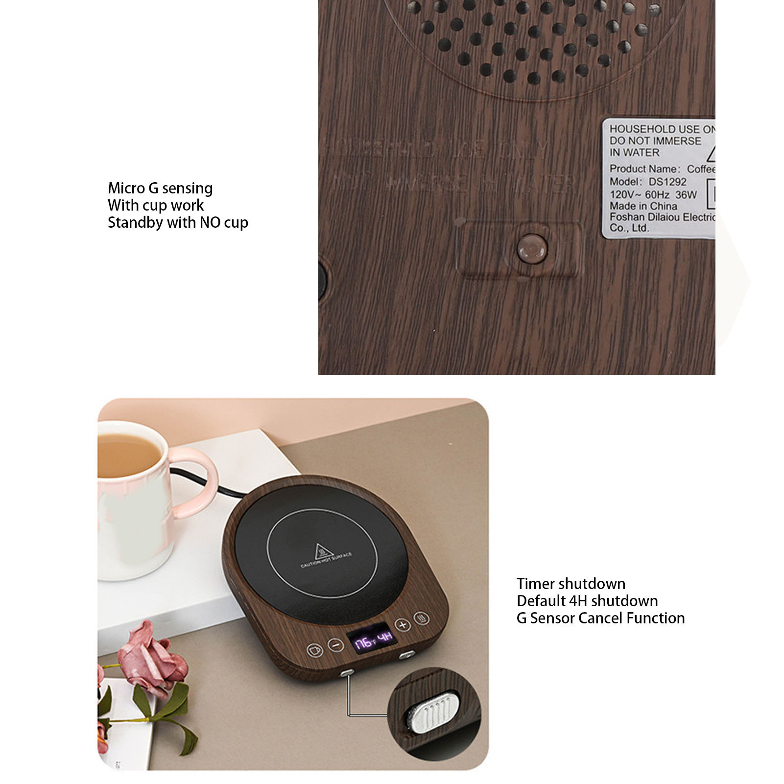 Mesa de centro de madera maciz - Coffee & Tea Maker Machine reseña y precio