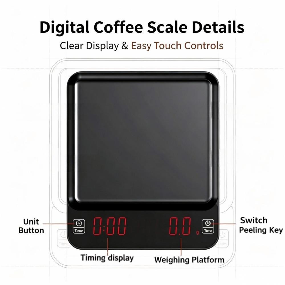 Báscula Digital de Alta Precis - Coffee & Tea Maker Machine reseña y precio