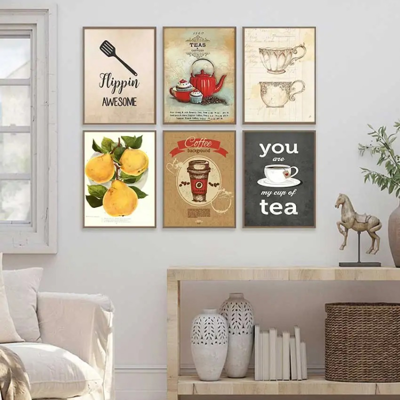 Pósteres y Láminas Vintage de  - Coffee Tea Hot reseña y precio