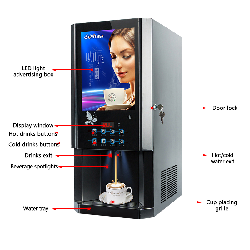 Máquina de Café Instantáneo 30 - Coffee Tea Hot reseña y precio