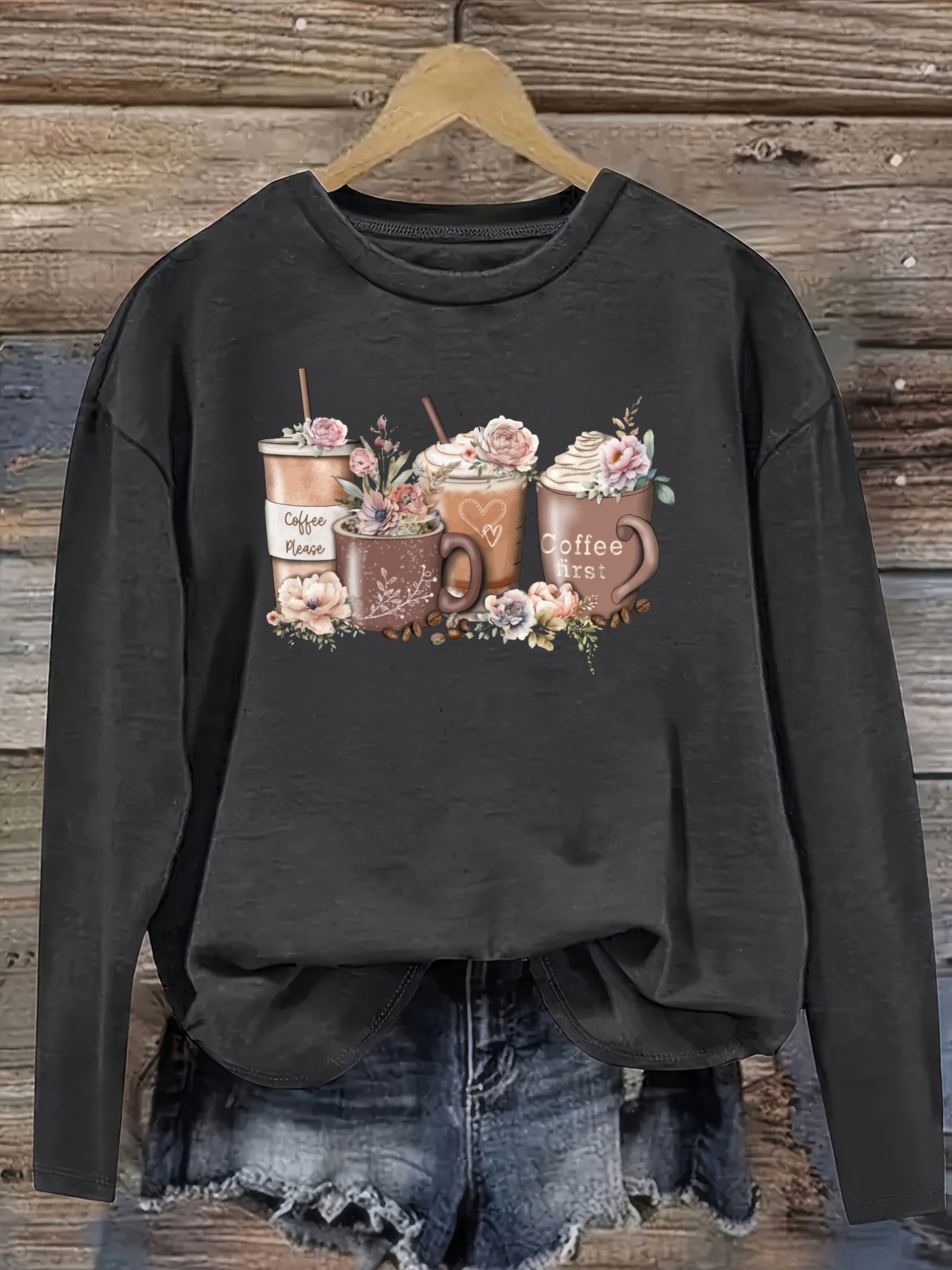 Camiseta Casual de Manga Larga - Coffee & Tea Maker Machine reseña y precio