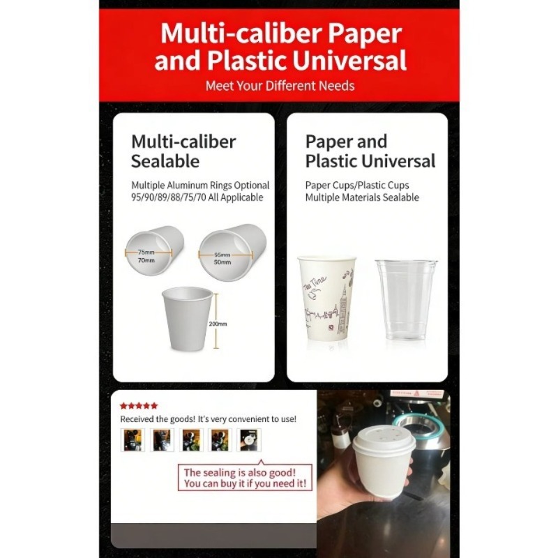 Máquina automática para sellar - Coffee Tea Milk reseña y precio