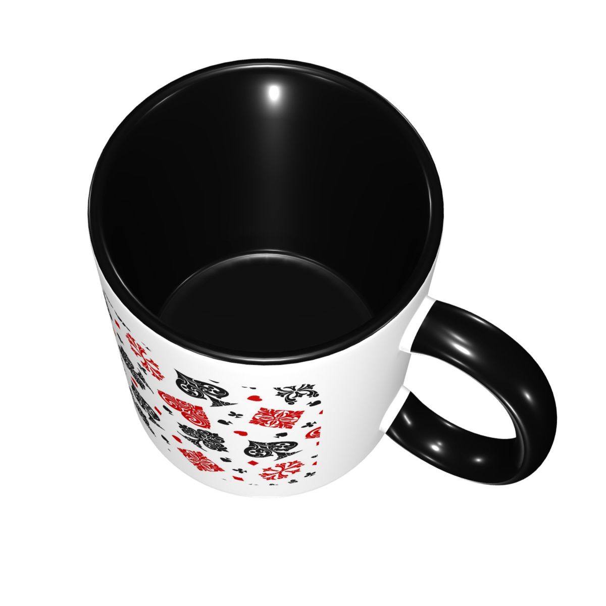 Taza con iconos de cartas de j - Coffee Tea Icon reseña y precio