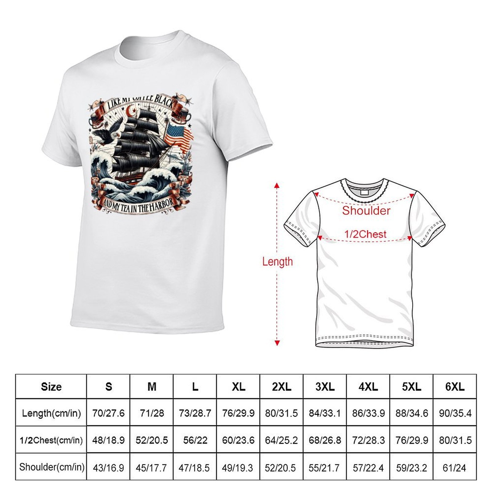 Camiseta de algodón de manga c - Coffee Tea Quotes Short reseña y precio