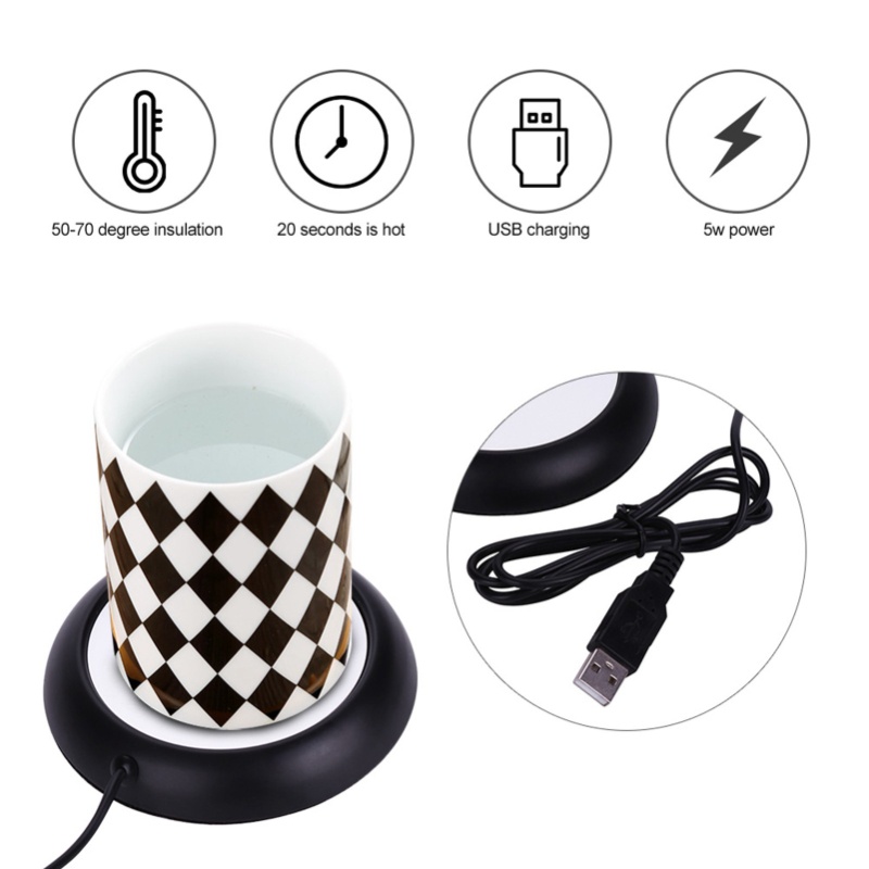 Calentador de Bebidas USB con  - Coffee Tea Warmer reseña y precio