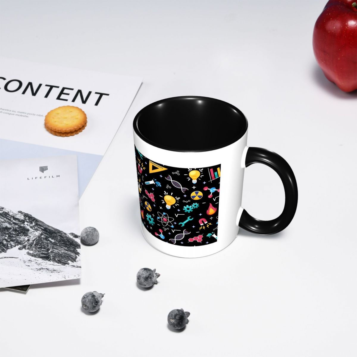 Taza de Cerámica con Iconos ST - Coffee Tea Icon reseña y precio