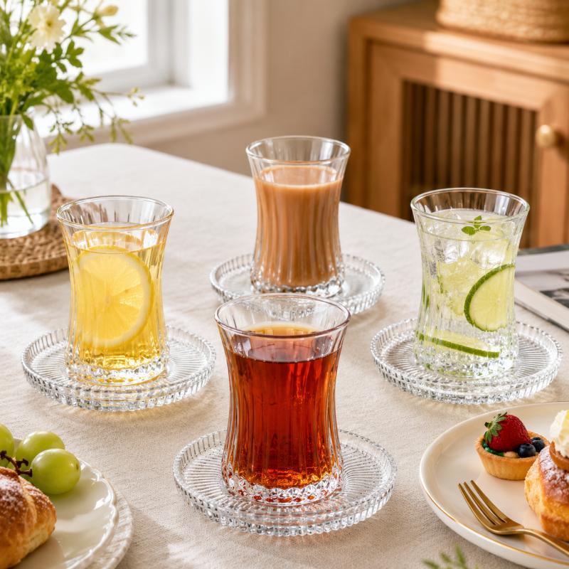 Juego de 2 Tazas y Platos de V - Coffee Tea Uses reseña y precio