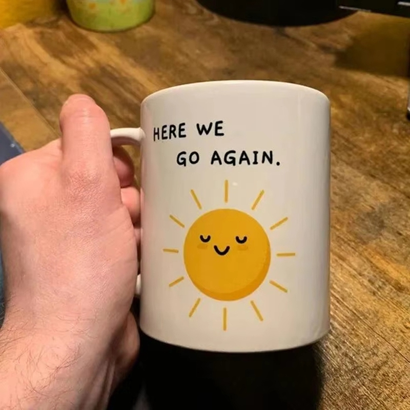 Taza de café divertida y sarcá - Coffee Tea Good Morning reseña y precio