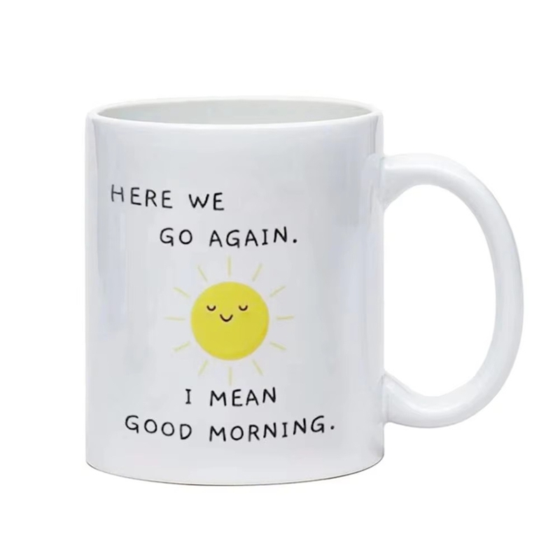 Taza de café divertida y sarcá - Coffee Tea Good Morning reseña y precio