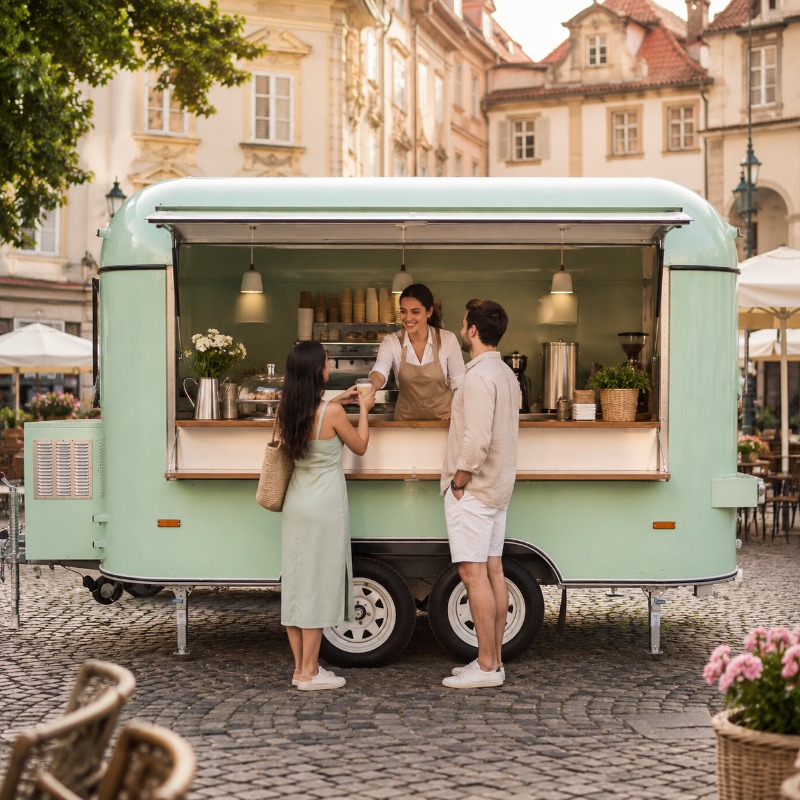 Carrito de Comida Comercial Pe - Coffee Tea Hot reseña y precio